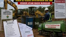 Seluruh Pemborong di Afdeling V Kebun Sei Kebara Dipertanyakan Soal BBM, Vendor Atiam Masih Bungkam