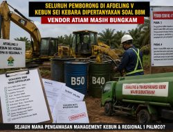 Seluruh Pemborong di Afdeling V Kebun Sei Kebara Dipertanyakan Soal BBM, Vendor Atiam Masih Bungkam